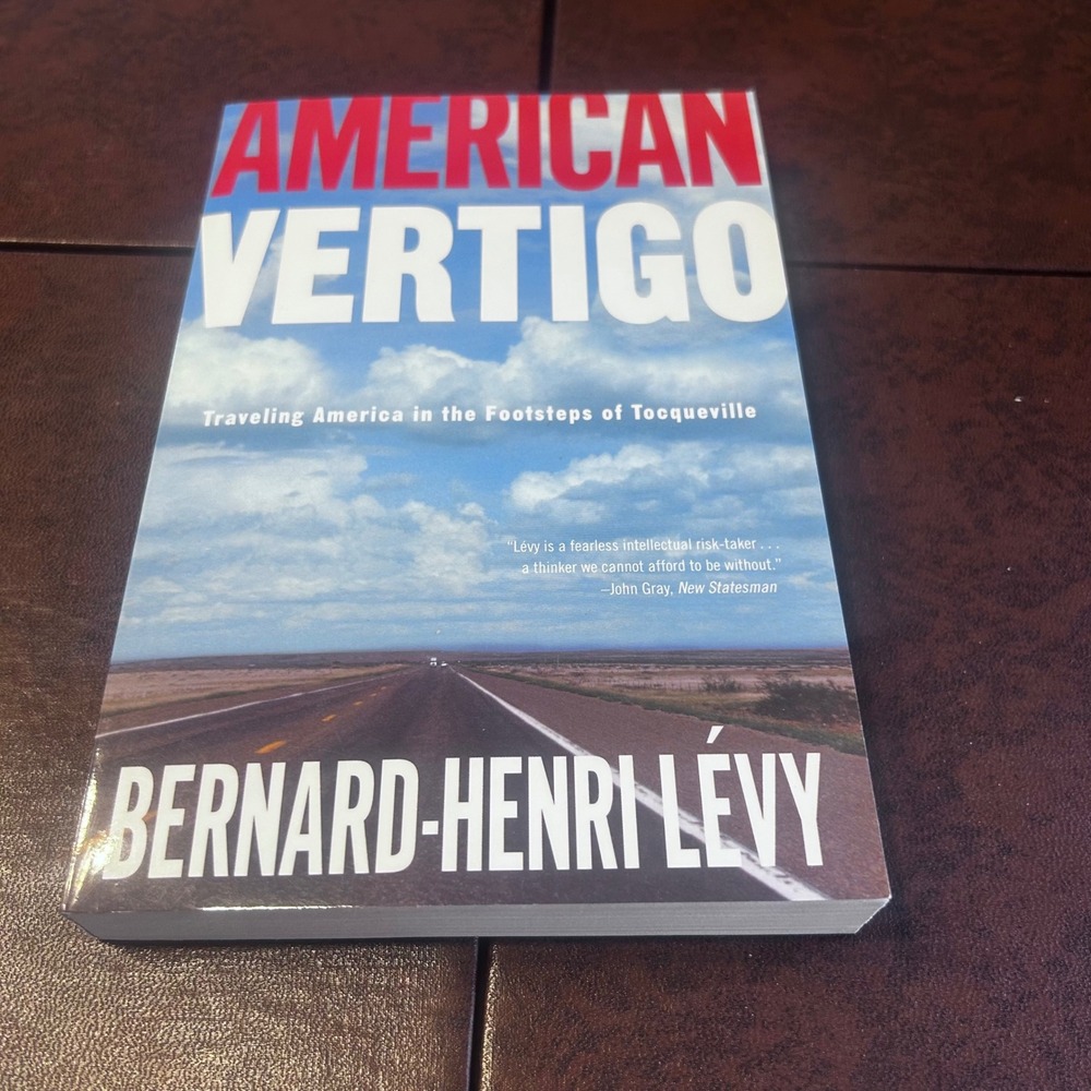 American Vertigo Bernard-Henri Levy Traveling America Tocqueville Paperback Book